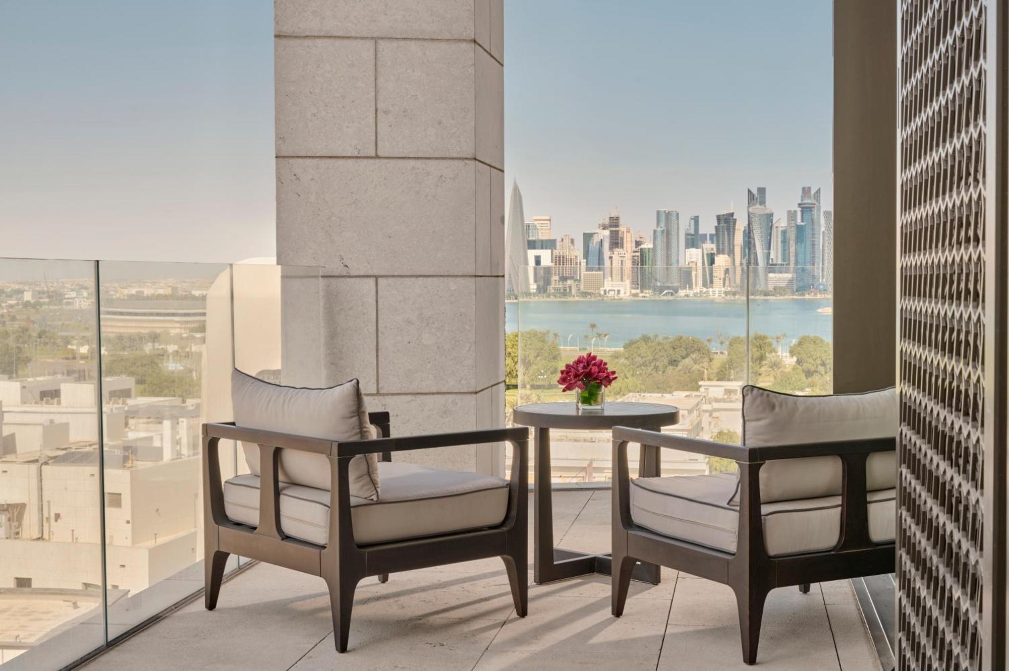 Mandarin Oriental, Doha Hotel Buitenkant foto View from the hotel