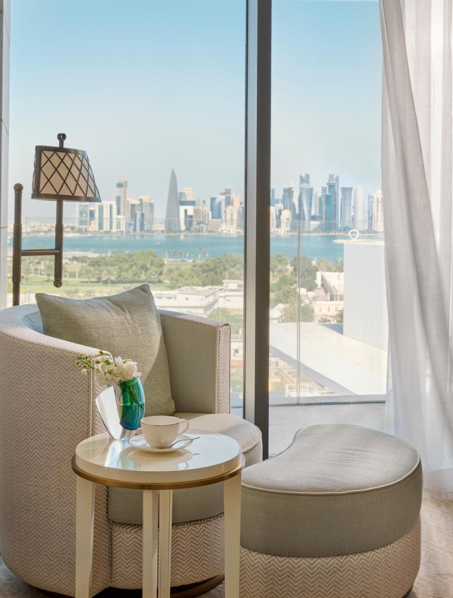 Mandarin Oriental, Doha Hotel Buitenkant foto View from a suite